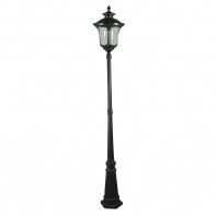 Lighting Inspiration-Waterford Large Single Post On A Standard 3 Piece Post - Antique Black